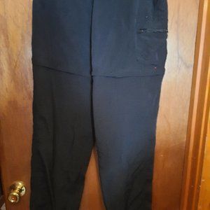 Sportif black casual convertible pants